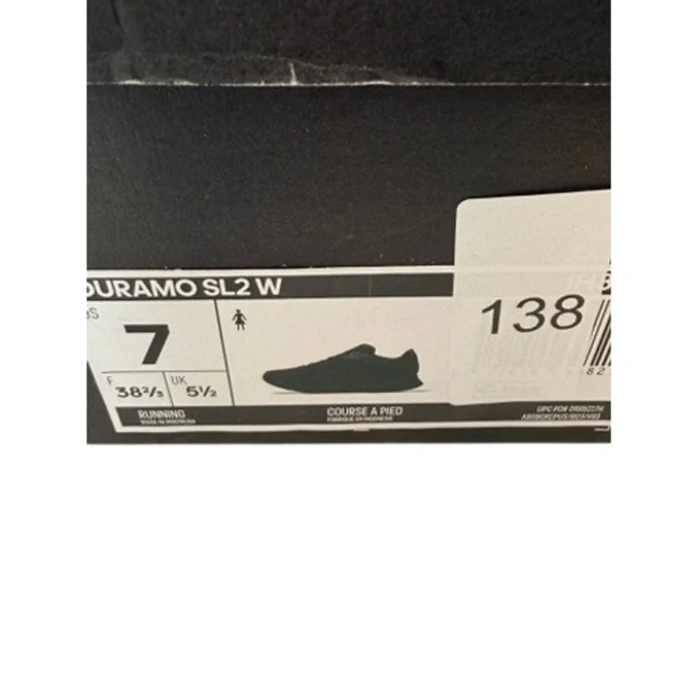 Adidas Duramo SL 2.0 Running Shoes Mens Triple Black Sneakers GW8336‎